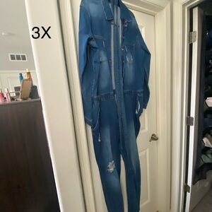 Women’s Blue Denim Jumpsuit